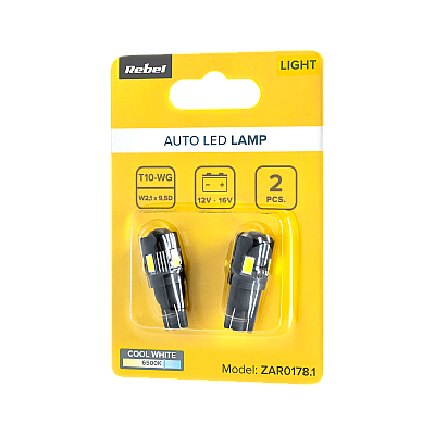 Λάμπα αυτοκινήτου LED (Conbus) T10.12V