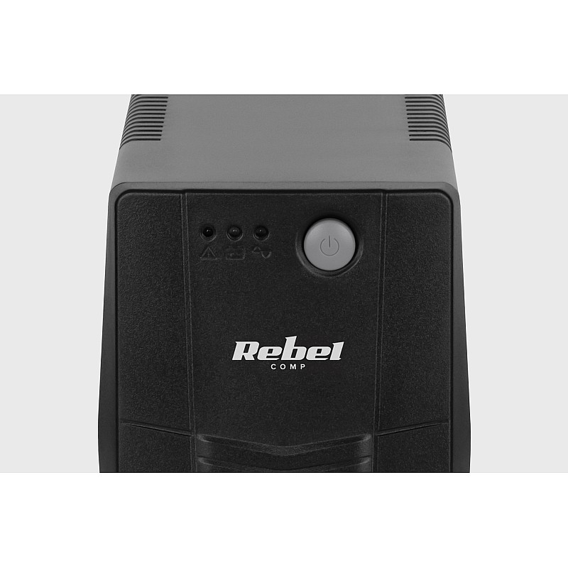 Τροφοδοτικό έκτακτης ανάγκης υπολογιστή UPS REBEL μοντέλο Nanopower 650 (εκτός σύνδεσης, 650VA / 360W, 230 V, 50Hz)