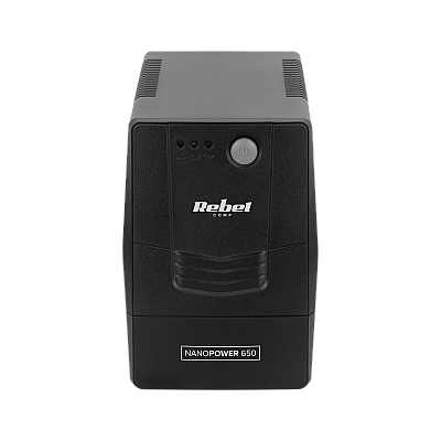 Τροφοδοτικό έκτακτης ανάγκης υπολογιστή UPS REBEL μοντέλο Nanopower 650 (εκτός σύνδεσης, 650VA / 360W, 230 V, 50Hz)