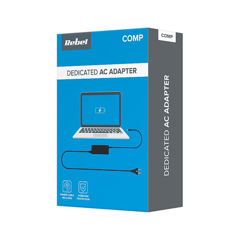 Τροφοδοτικό φορητού υπολογιστή Rebel για SAMSUNG 90 W / 19 V / 4,74 A / 5,5x3 mm