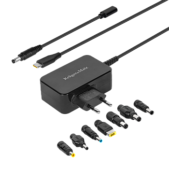 Τροφοδοτικό γενικής χρήσης Kruger&Matz 65W με λειτουργία Power Delivery, 7 ακροδέκτες