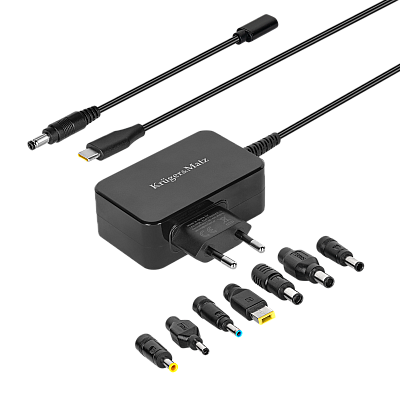 Τροφοδοτικό γενικής χρήσης Kruger&Matz 65W με λειτουργία Power Delivery, 7 ακροδέκτες