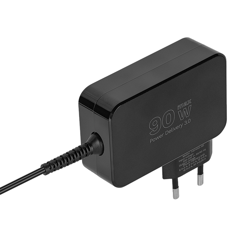 Τροφοδοτικό γενικής χρήσης Kruger&Matz 90W με λειτουργία Power Delivery, 7 ακροδέκτες