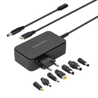 Τροφοδοτικό γενικής χρήσης Kruger&Matz 90W με λειτουργία Power Delivery, 7 ακροδέκτες