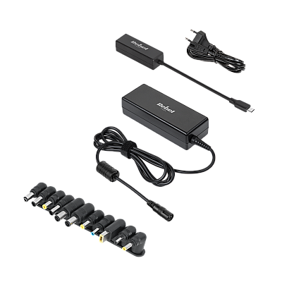 Rebel γενικό τροφοδοτικό 12 tips 90 W 15-20 V αυτόματο με λειτουργία Power Delivery