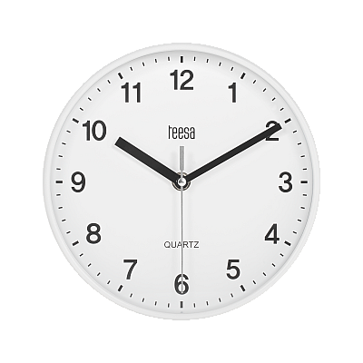 Ρολόι τοίχου 20 cm λευκό