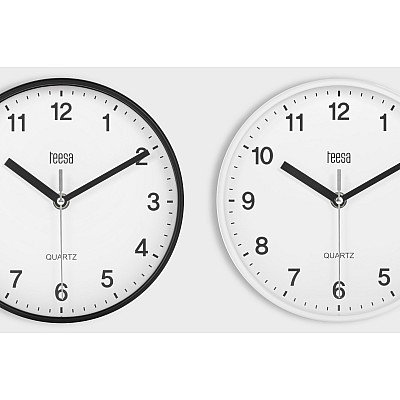 Ρολόι τοίχου 20 cm λευκό