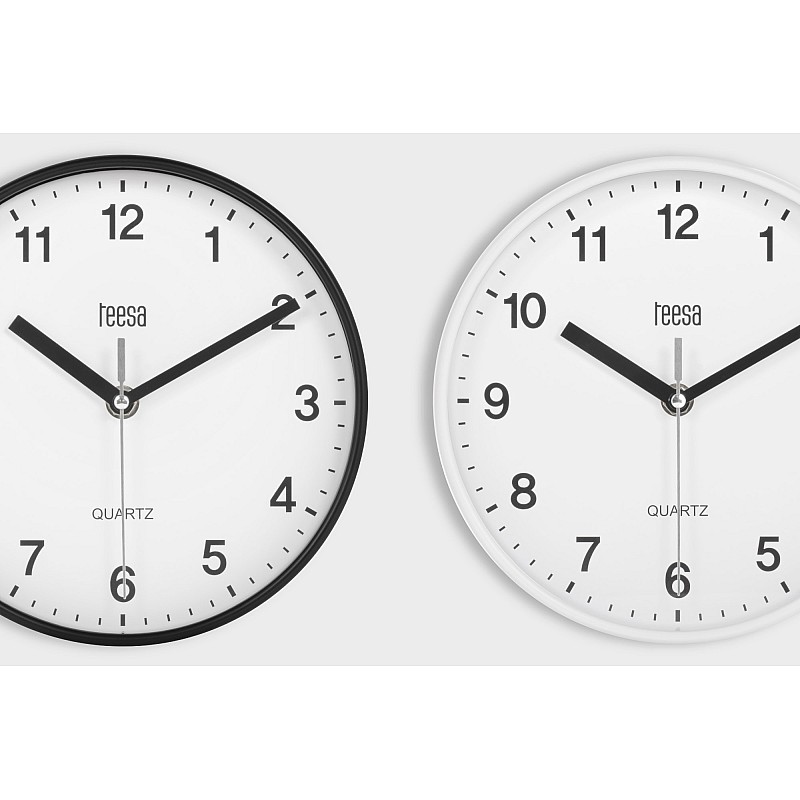 Ρολόι τοίχου 20 cm λευκό
