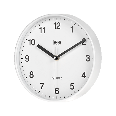 Ρολόι τοίχου 20 cm λευκό