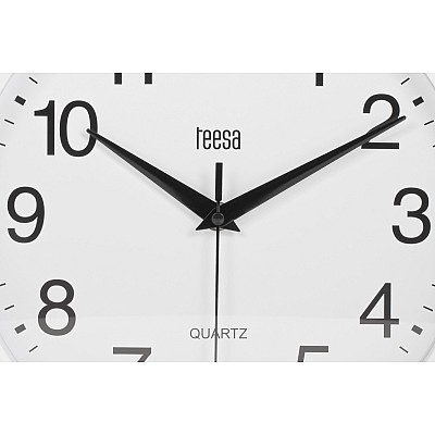 Ρολόι τοίχου 25 cm λευκό