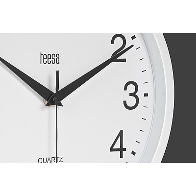 Ρολόι τοίχου 25 cm λευκό