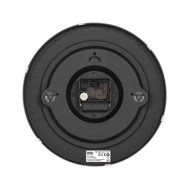 Ρολόι τοίχου 25 cm λευκό