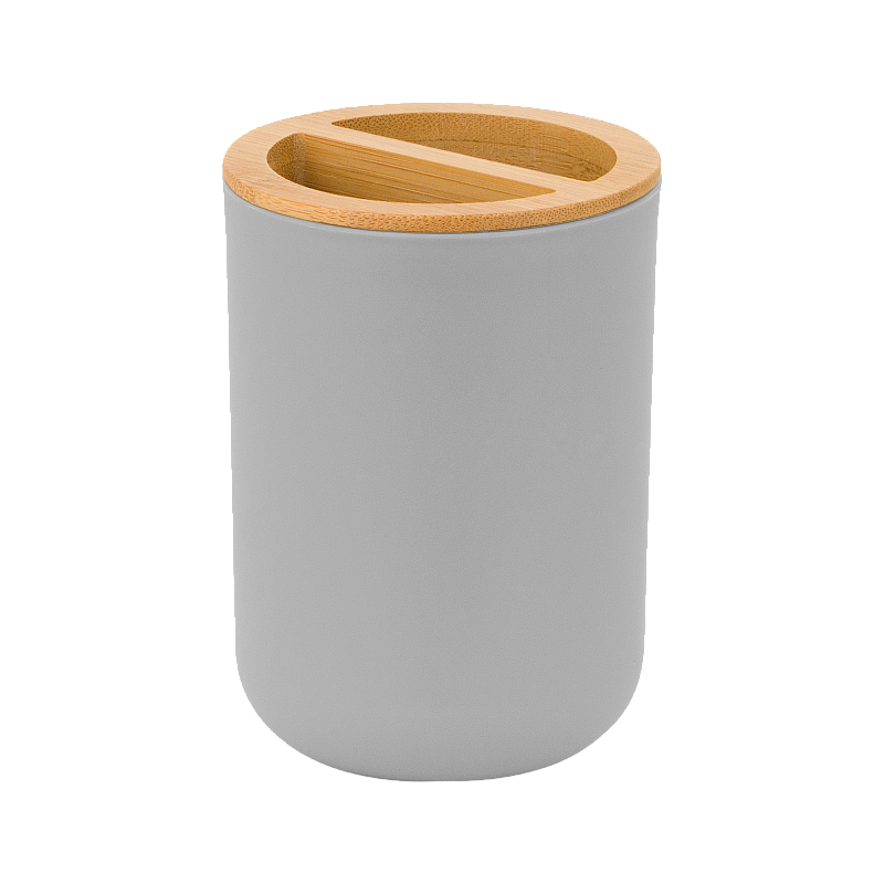 Σετ αξεσουάρ μπάνιου (6 τεμ.) γκρι