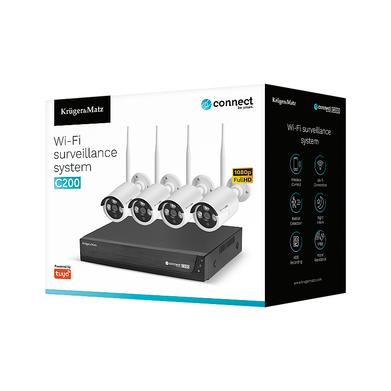 Κιτ παρακολούθησης WiFi Kruger&Matz Connect C200 Tuya