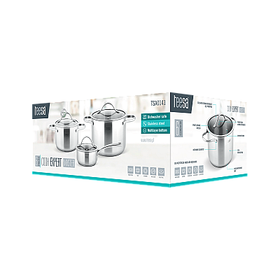 TEESA COOK EXPERT MASTER Σετ κατσαρόλας 6 τεμαχίων TEESA COOK EXPERT MASTER Σετ κατσαρόλας 6 τεμαχίων