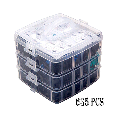 Σετ κλιπ αυτοκινήτου 635 τεμαχίων E6089