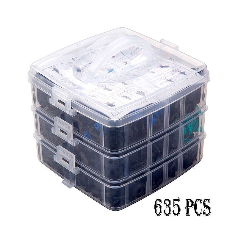 Σετ κλιπ αυτοκινήτου 635 τεμαχίων E6089