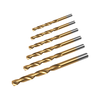 Σετ τρυπάνια μετάλλου HSS 6 τμχ.
