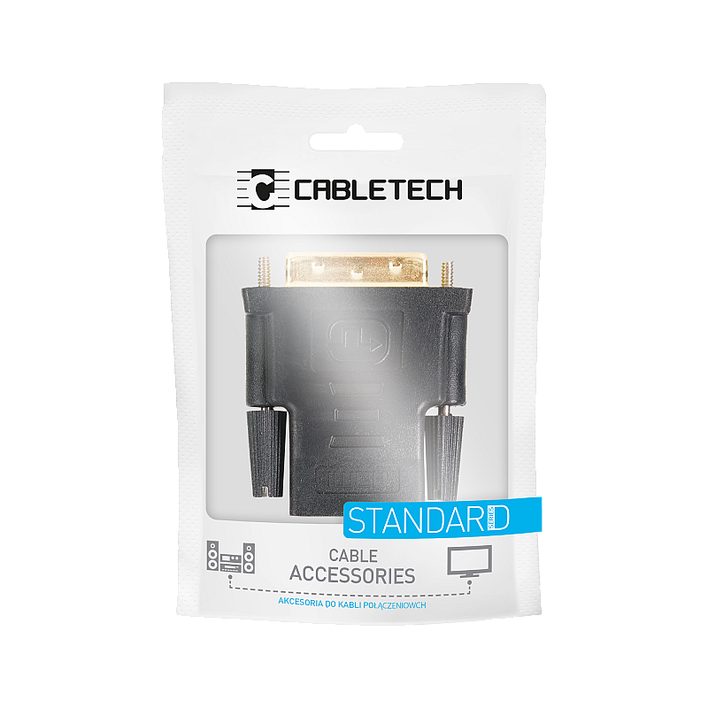 Υποδοχή προσαρμογέα Βύσμα DVI (24+1) διπλής σύνδεσης - υποδοχή HDMI