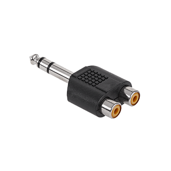 Υποδοχή Jack 6.3 ST.-2xGN.RCA