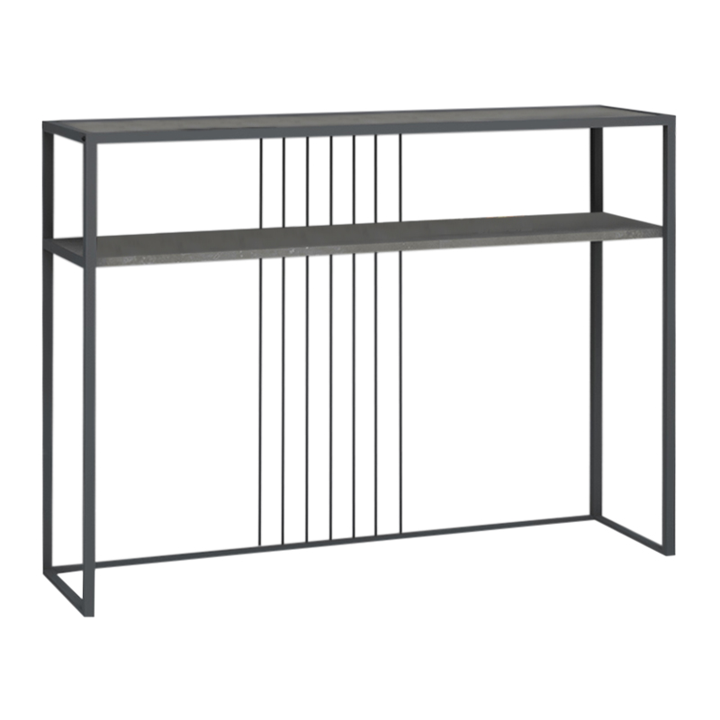 Κονσόλα Kary Megapap χρώμα γκρι σκυροδέματος 120x33x90εκ. Κονσόλα Kary Megapap χρώμα γκρι σκυροδέματος 120x33x90εκ.