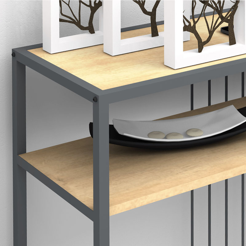 Κονσόλα Kary Megapap χρώμα oak 120x33x90εκ. Κονσόλα Kary Megapap χρώμα oak 120x33x90εκ.