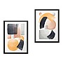 Πίνακας "Shapes" Megapap 2 τμχ. σε πλαίσιο 35x45x2εκ.