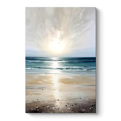 Πίνακας σε καμβά "Sunrise on the Beach" Megapap ψηφιακής εκτύπωσης 50x75x3εκ. Πίνακας σε καμβά "Sunrise on the Beach" Megapap ψηφιακής εκτύπωσης 50x75x3εκ.