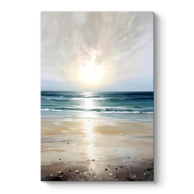 Πίνακας σε καμβά "Sunrise on the Beach" Megapap ψηφιακής εκτύπωσης 50x75x3εκ. Πίνακας σε καμβά "Sunrise on the Beach" Megapap ψηφιακής εκτύπωσης 50x75x3εκ.