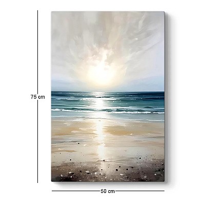 Πίνακας σε καμβά "Sunrise on the Beach" Megapap ψηφιακής εκτύπωσης 50x75x3εκ. Πίνακας σε καμβά "Sunrise on the Beach" Megapap ψηφιακής εκτύπωσης 50x75x3εκ.