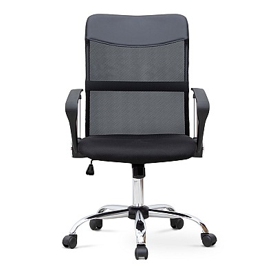 Καρέκλα γραφείου Franco Megapap με ύφασμα Mesh χρώμα μαύρο 59x57x95/105εκ. Καρέκλα γραφείου Franco Megapap με ύφασμα Mesh χρώμα μαύρο 59x57x95/105εκ.