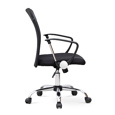 Καρέκλα γραφείου Franco Megapap με ύφασμα Mesh χρώμα μαύρο 59x57x95/105εκ. Καρέκλα γραφείου Franco Megapap με ύφασμα Mesh χρώμα μαύρο 59x57x95/105εκ.