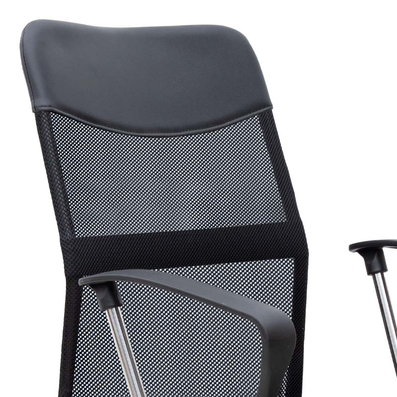 Καρέκλα γραφείου Franco Megapap με ύφασμα Mesh χρώμα μαύρο 59x57x95/105εκ. Καρέκλα γραφείου Franco Megapap με ύφασμα Mesh χρώμα μαύρο 59x57x95/105εκ.