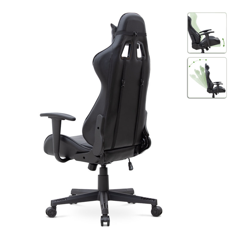 Καρέκλα γραφείου Gaming Alonso Megapap από τεχνόδερμα χρώμα μαύρο 67x70x125/135 εκ. Καρέκλα γραφείου Gaming Alonso Megapap από τεχνόδερμα χρώμα μαύρο 67x70x125/135 εκ.