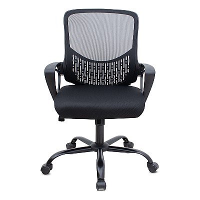 Καρέκλα γραφείου Freda Megapap με ύφασμα Mesh χρώμα μαύρο 65x65x90/100εκ. Καρέκλα γραφείου Freda Megapap με ύφασμα Mesh χρώμα μαύρο 65x65x90/100εκ.