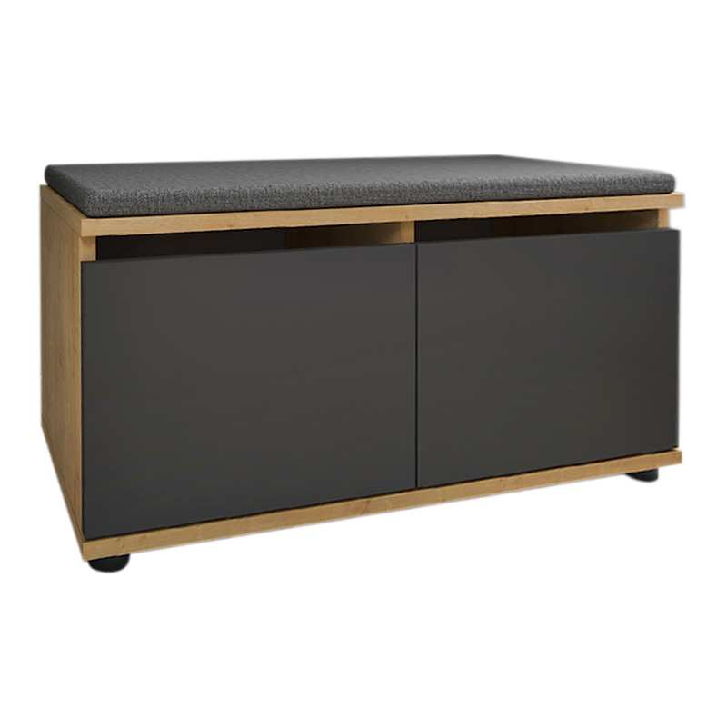 Παπουτσοθήκη μελαμίνης Twain Megapap 8 ζευγών χρώμα sapphire oak - ανθρακί 80x35x42εκ. Παπουτσοθήκη μελαμίνης Twain Megapap 8 ζευγών χρώμα sapphire oak - ανθρακί 80x35x42εκ.