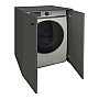 Έπιπλο πλυντηρίου Gray Megapap χρώμα ανθρακί 70x66x90εκ.