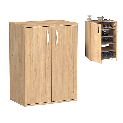 Παπουτσοθήκη - Ντουλάπι Manolo Megapap χρώμα sapphire oak 60x38x81,4εκ. Παπουτσοθήκη - Ντουλάπι Manolo Megapap χρώμα sapphire oak 60x38x81,4εκ.