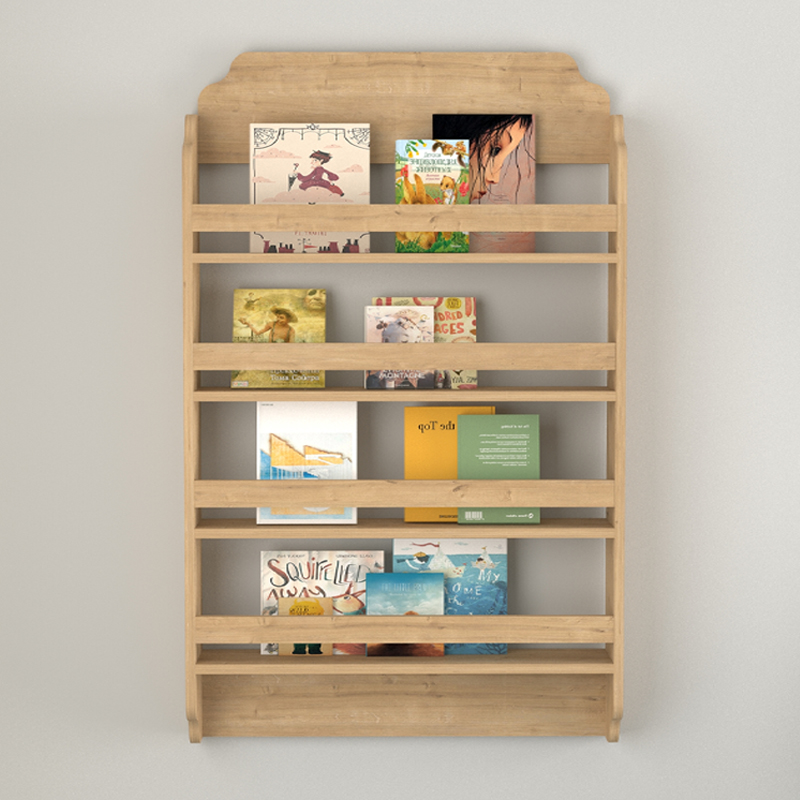 Επιτοίχια βιβλιοθήκη - ραφιέρα Montessori Megapap χρώμα sapphire oak 80x15x132εκ. Επιτοίχια βιβλιοθήκη - ραφιέρα Montessori Megapap χρώμα sapphire oak 80x15x132εκ.
