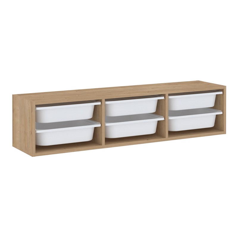 Συρταριέρα επιτοίχια Pavia Megapap με 6 συρτάρια χρώμα sapphire oak 132x31x30,7εκ. Συρταριέρα επιτοίχια Pavia Megapap με 6 συρτάρια χρώμα sapphire oak 132x31x30,7εκ.