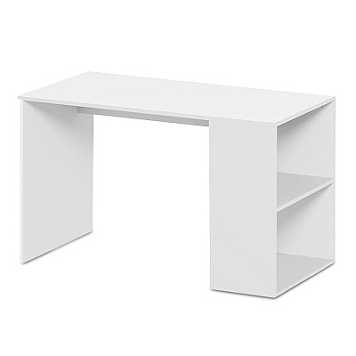 Γραφείο εργασίας Smyrna Megapap χρώμα λευκό 120x60x74,4εκ. Γραφείο εργασίας Smyrna Megapap χρώμα λευκό 120x60x74,4εκ.
