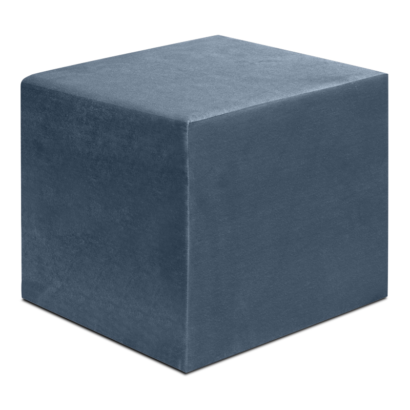 Σκαμπώ April Megapap βελούδινο χρώμα ανθρακί 40x40x40εκ. Σκαμπώ April Megapap βελούδινο χρώμα ανθρακί 40x40x40εκ.