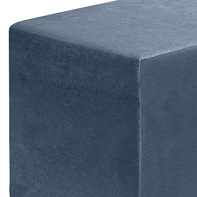 Σκαμπώ April Megapap βελούδινο χρώμα ανθρακί 40x40x40εκ. Σκαμπώ April Megapap βελούδινο χρώμα ανθρακί 40x40x40εκ.
