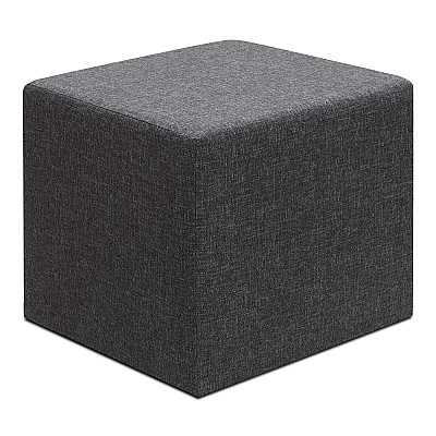 Σκαμπώ Linda Megapap υφασμάτινο χρώμα ανθρακί 40x40x40εκ. Σκαμπώ Linda Megapap υφασμάτινο χρώμα ανθρακί 40x40x40εκ.