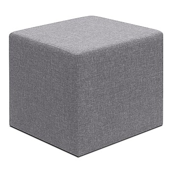 Σκαμπώ Linda Megapap υφασμάτινο χρώμα γκρι 40x40x40εκ.