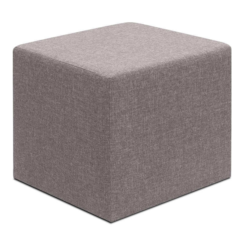 Σκαμπώ Linda Megapap υφασμάτινο χρώμα καφέ 40x40x40εκ. Σκαμπώ Linda Megapap υφασμάτινο χρώμα καφέ 40x40x40εκ.