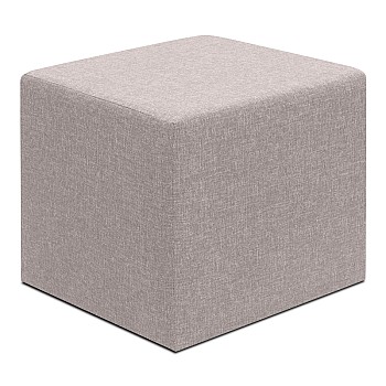 Σκαμπώ Linda Megapap υφασμάτινο χρώμα μπεζ 40x40x40εκ.