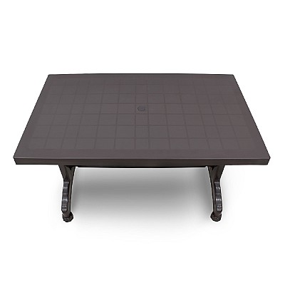 Τραπέζι πολυπροπυλενίου Callan Megapap χρώμα καφέ 120x70x73εκ. Τραπέζι πολυπροπυλενίου Callan Megapap χρώμα καφέ 120x70x73εκ.