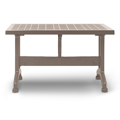 Τραπέζι πολυπροπυλενίου Callan Megapap χρώμα cappuccino 140x80x73εκ. Τραπέζι πολυπροπυλενίου Callan Megapap χρώμα cappuccino 140x80x73εκ.