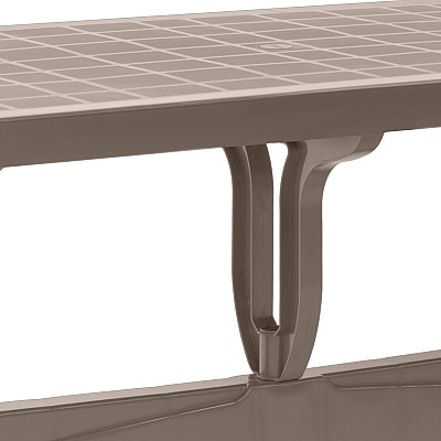 Τραπέζι πολυπροπυλενίου Callan Megapap χρώμα cappuccino 140x80x73εκ. Τραπέζι πολυπροπυλενίου Callan Megapap χρώμα cappuccino 140x80x73εκ.